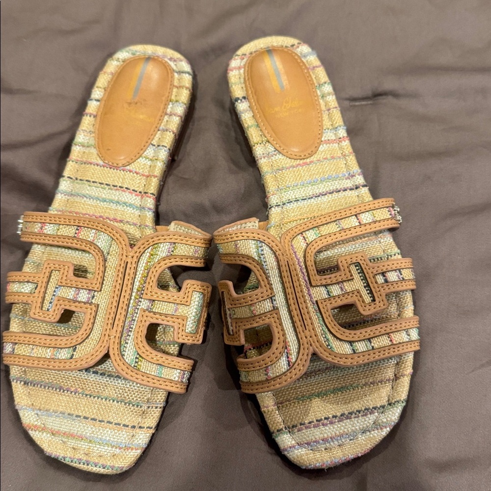 Sam Edelman Multicolor Slide Sandals Size 7.5